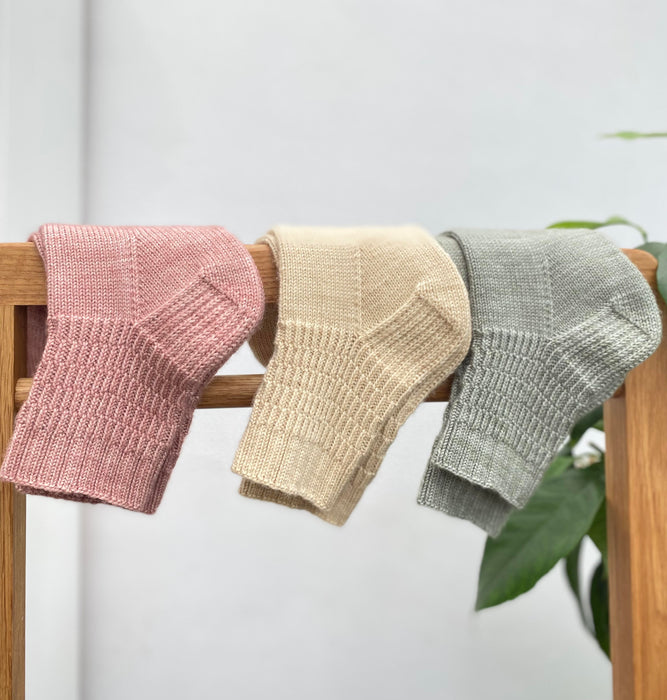 Hayling Socks - Sandstone (Yarn + Pattern Kit)