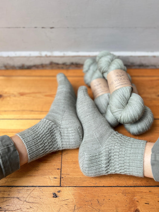 Hayling Socks - Beach Grass (Yarn + Pattern Kit)